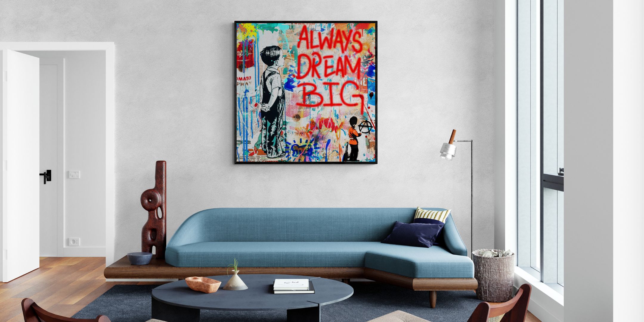 Bestseller Design "Always Dream Big" by Art For Everyone