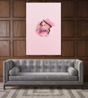 "PINK LIPS" - Art For Everyone
