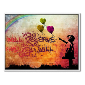 "YOU DESERVE LOVE" - Art For Everyone