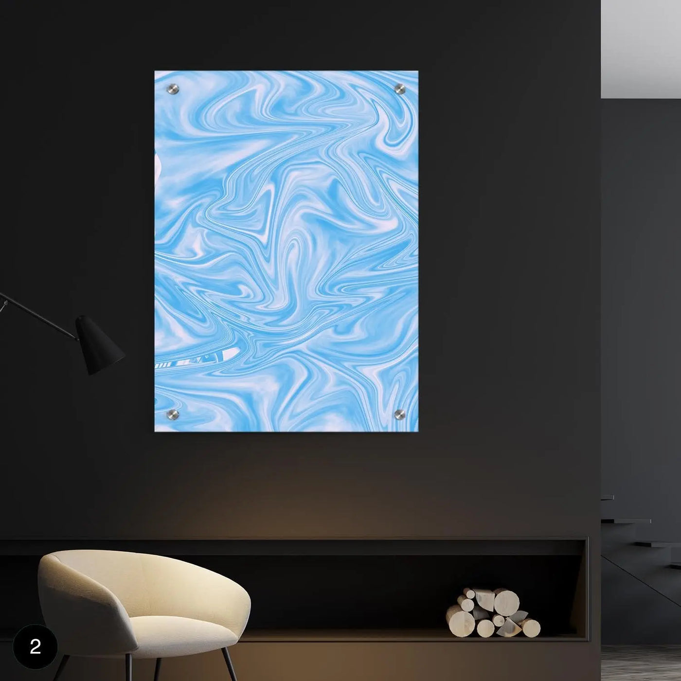 "ABSTRACT BLUE" - Art For Everyone