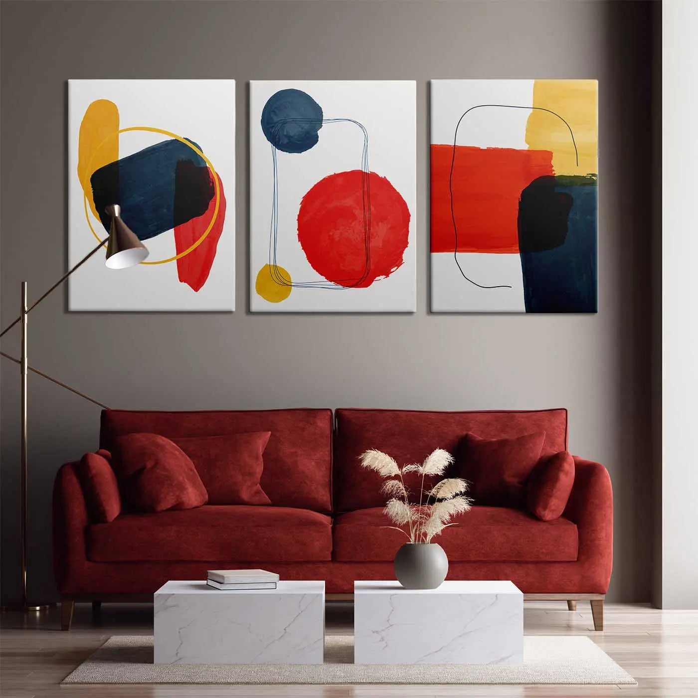 "ABSTRACT TRIO" - Art For Everyone