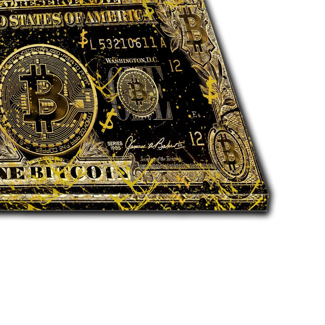 "BITCOIN NOTE" - Art For Everyone