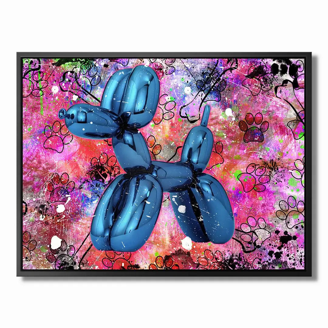 "BLUE BALLOON DOG" - Art For Everyone