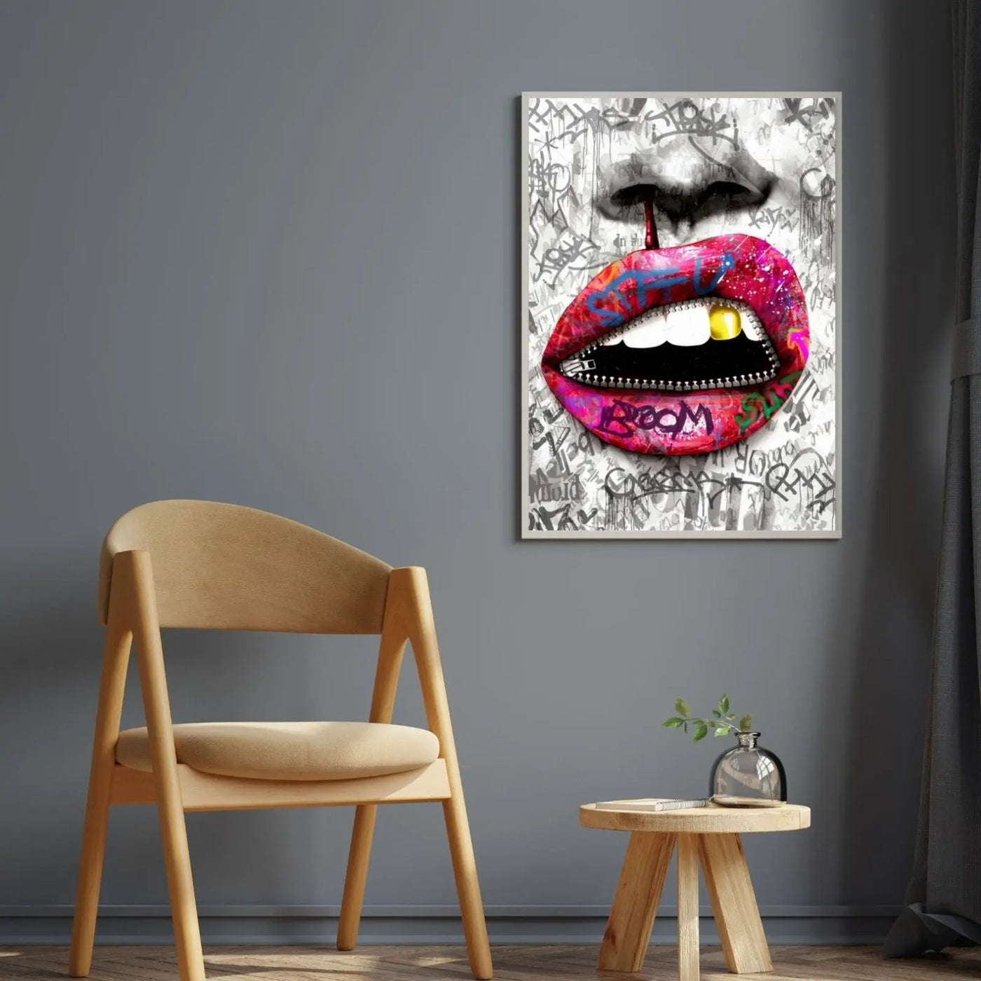 "BOOM LIPS" - POSTER - Art For Everyone