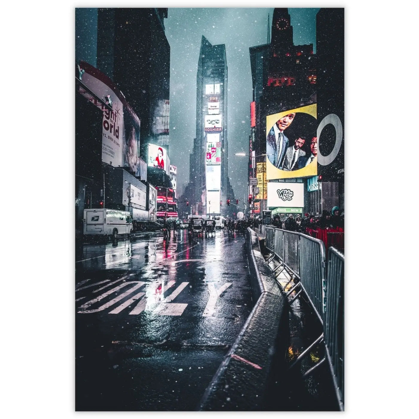 "BROADWAY AT NIGHT" - POSTER - Art For Everyone