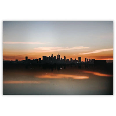"CITY SUNSET" - POSTER - Art For Everyone