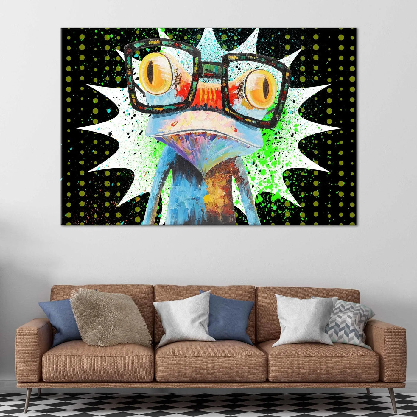 "COLORFUL FROG" - Art For Everyone