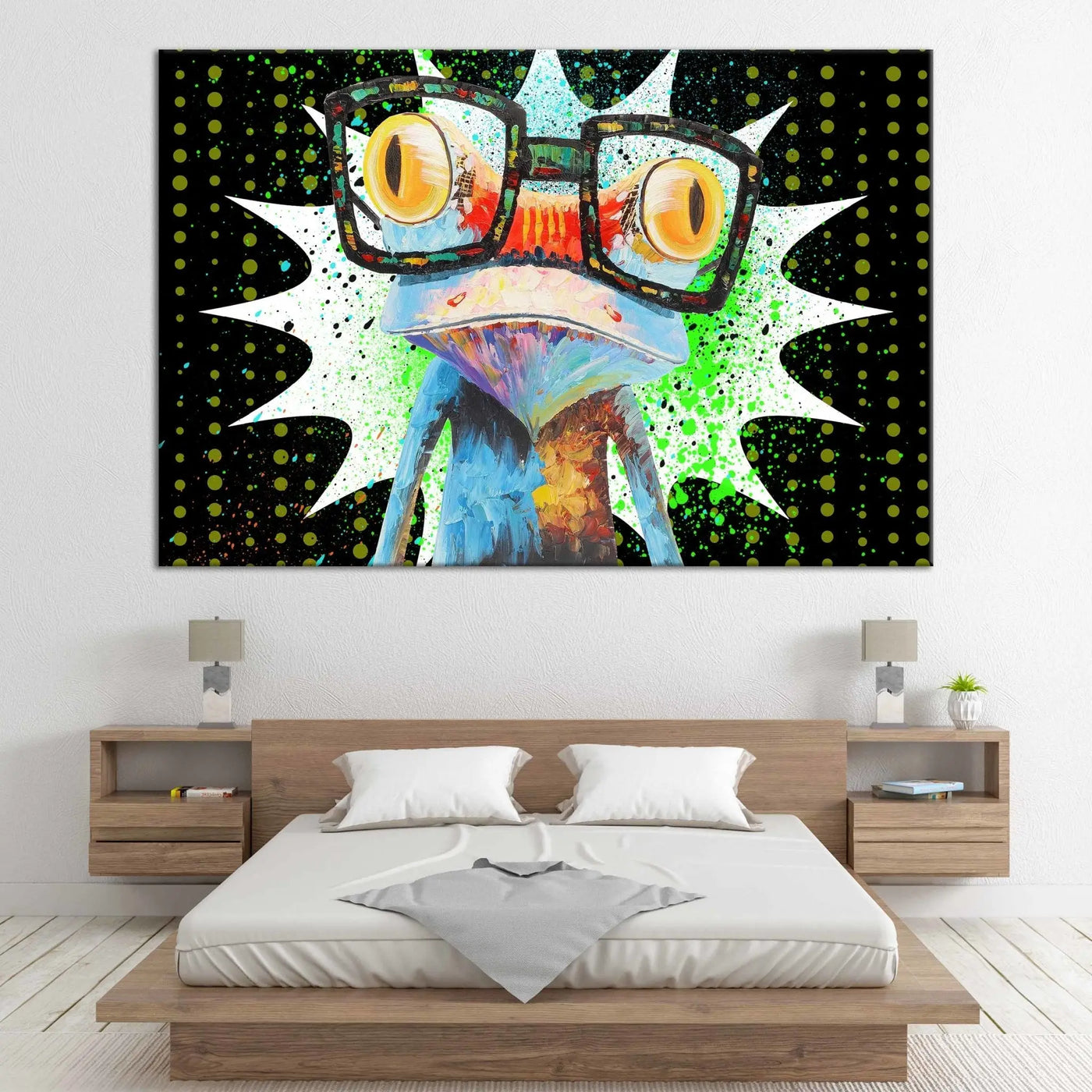 "COLORFUL FROG" - Art For Everyone