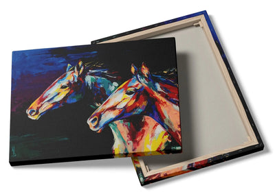 "COLORFUL HORSES" - Art For Everyone