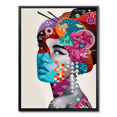 "Colorful Woman" - Art For Everyone