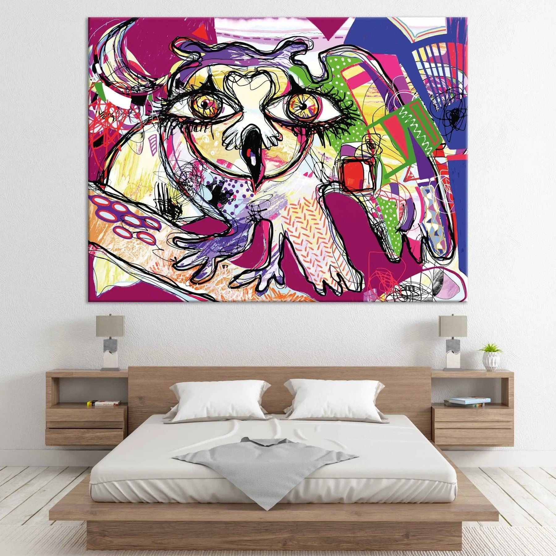 "CRAZY OWL" - Art For Everyone