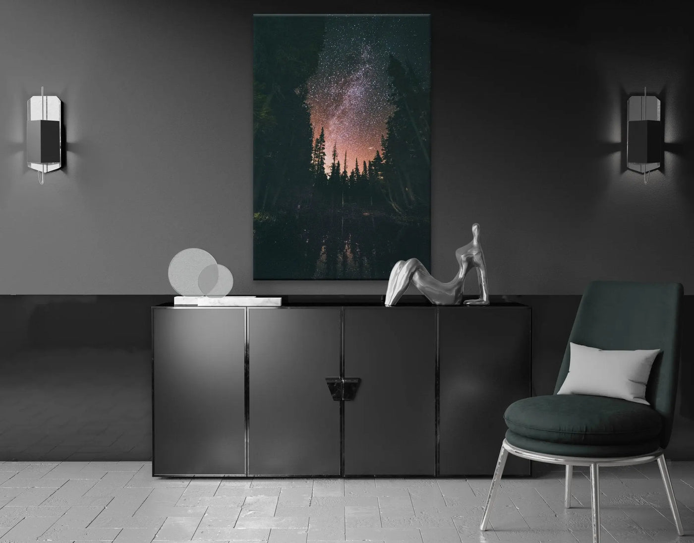 "FOREST AT NIGHT" - Art For Everyone
