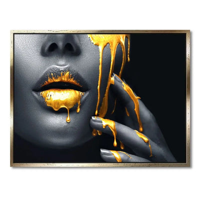 "Golden Lips Exclusive" - Art For Everyone