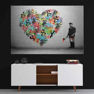 "HEART BANKSY" - Art For Everyone