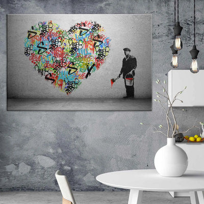 "HEART BANKSY" - Art For Everyone