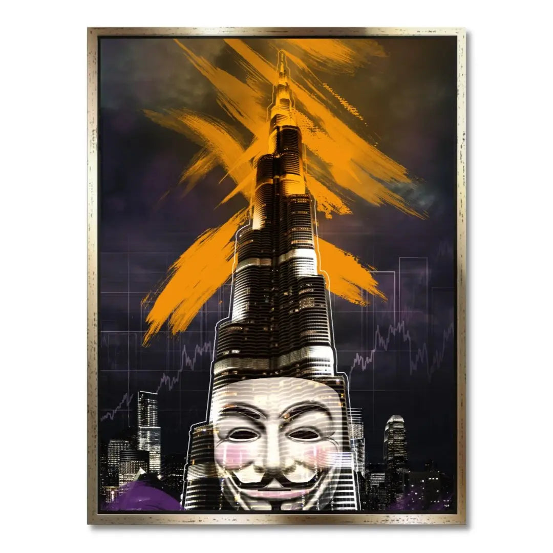 "MASKED TOWER" - Art For Everyone