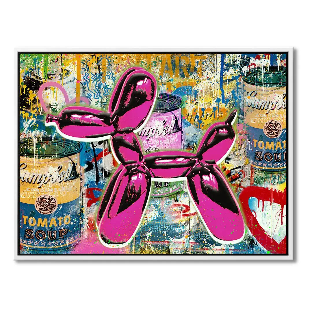 "PINK BALLOON DOG" - Art For Everyone