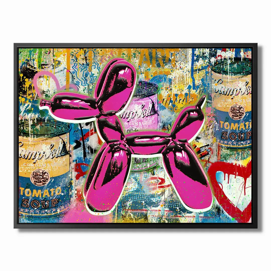 "PINK BALLOON DOG" - Art For Everyone