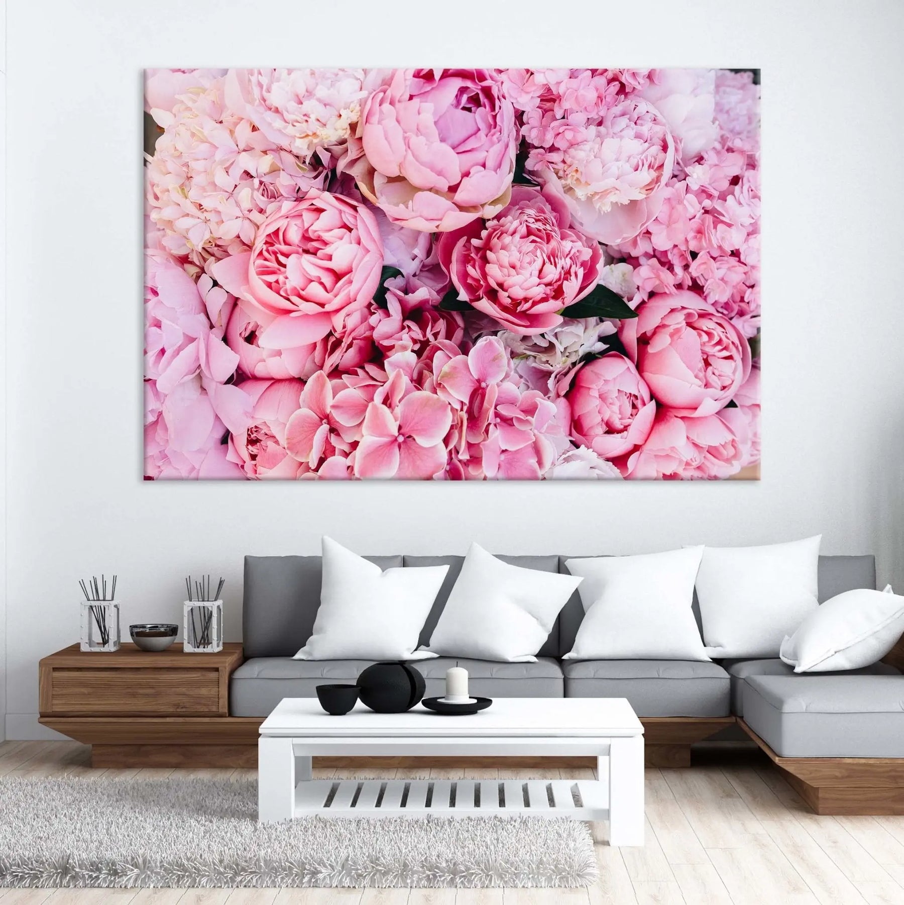 "PINK FLOWERS" - Art For Everyone