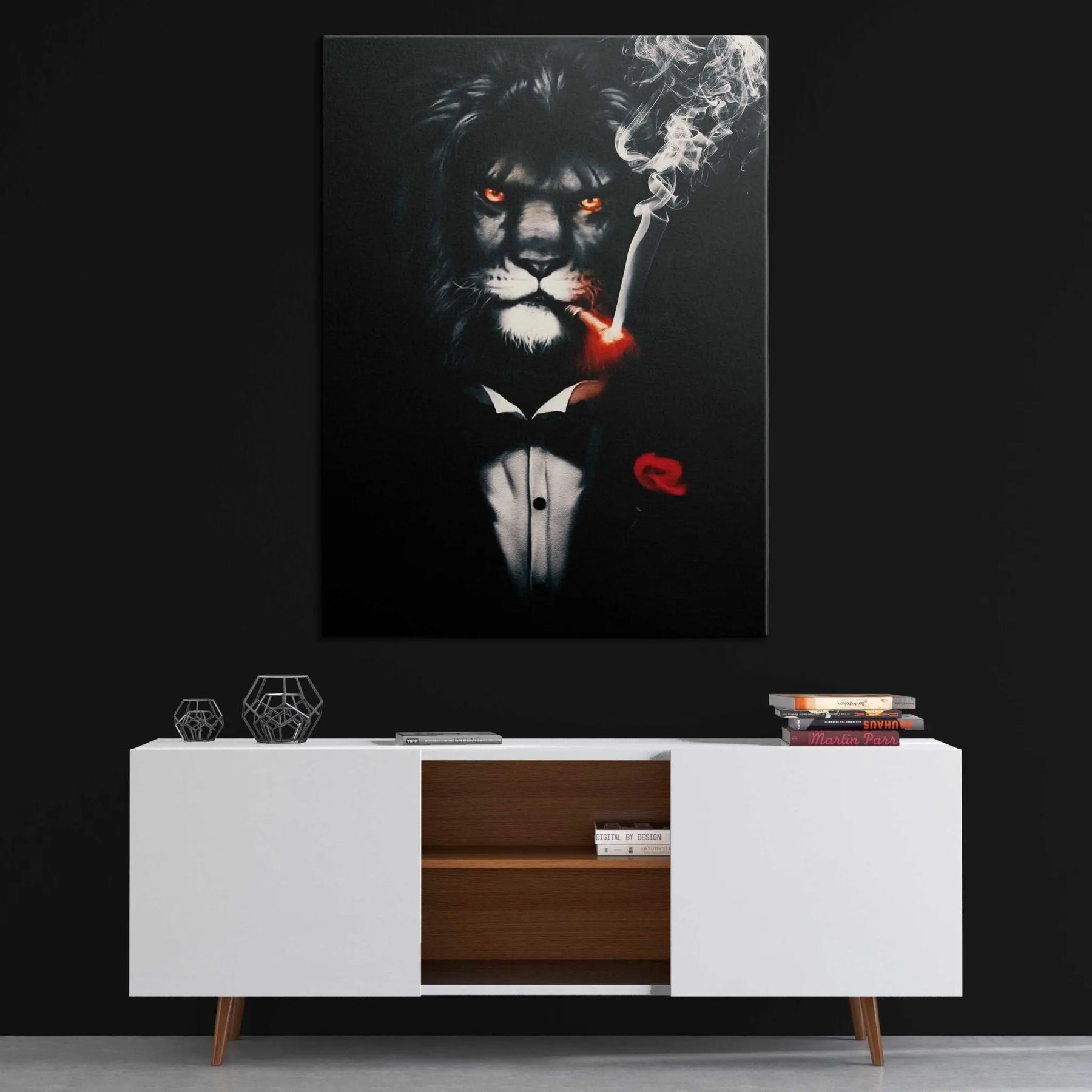 "SMOKING LION" - Art For Everyone